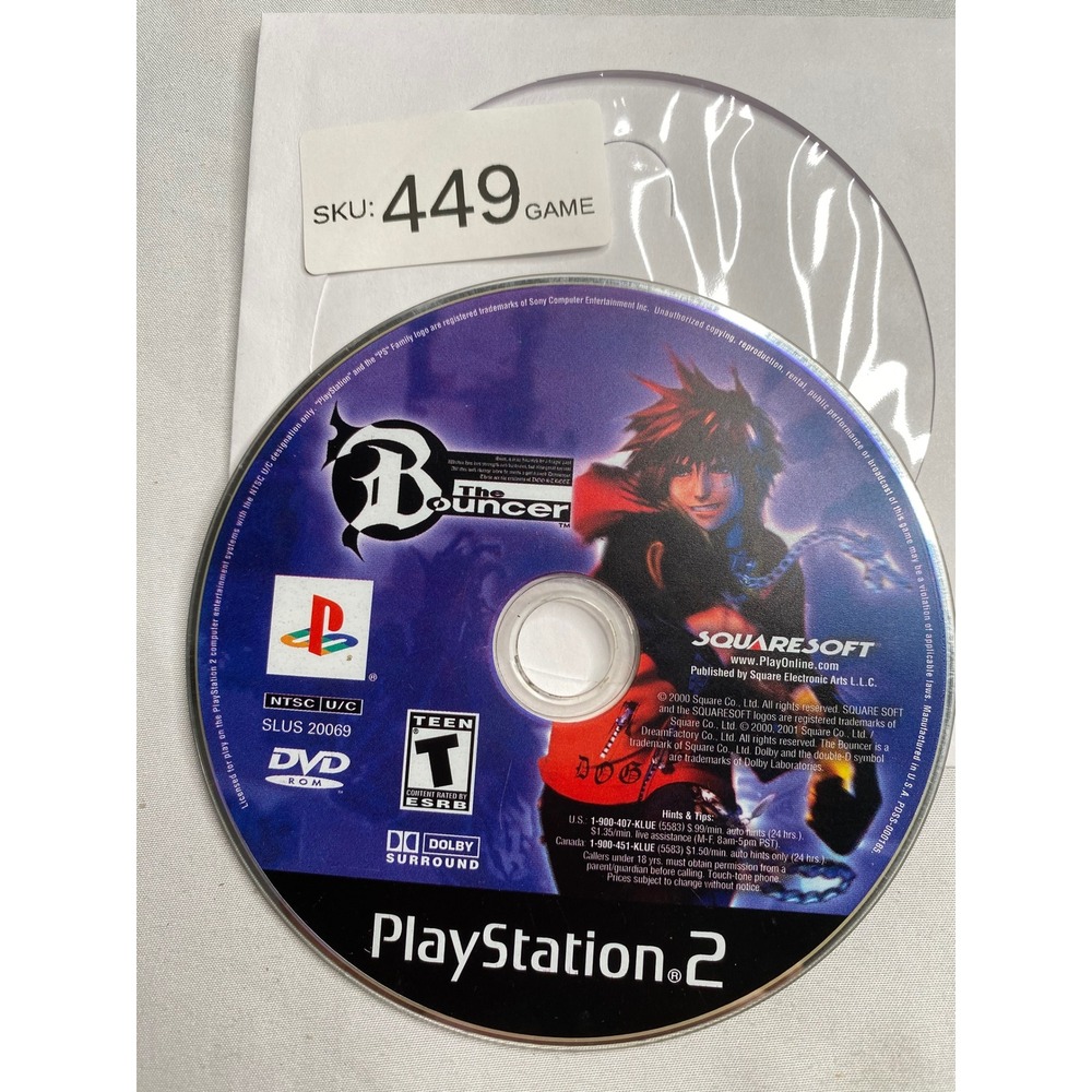 The Bouncer Sony PlayStation 2